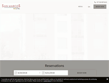 Tablet Screenshot of hotelsanmarcospaipa.com